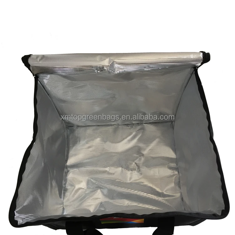 
Customized pizza delivery bag food thermal delivery insulated cooler bag 