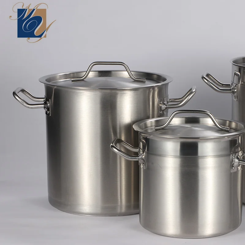Stainless Steel Stock Pots Large Commercial Cooking Pots Soup Pot With Lid