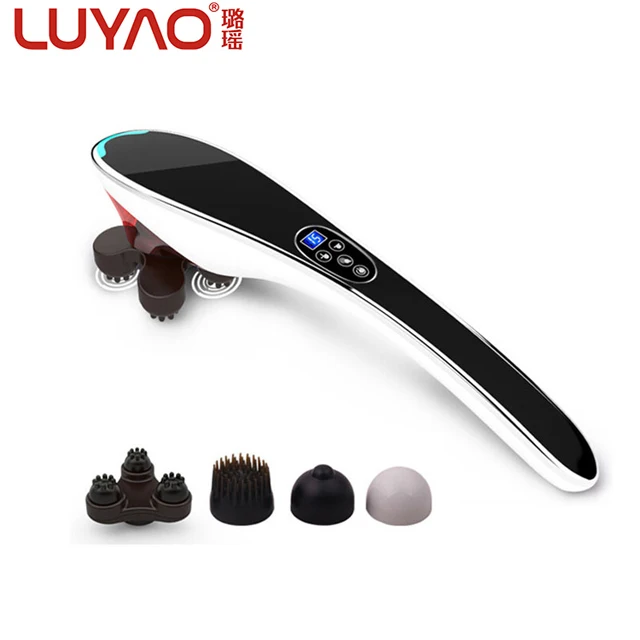 LUYAO LY-631As Factory price handheld massage device cordless body vibrator massager