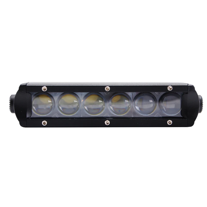 
 4D объектив однорядные 30 Вт грузовой led рабочий свет бар 4x4 внедорожный ATV грузовиков лодка для сельскохозяйственных тракторов пятно дальнего света  