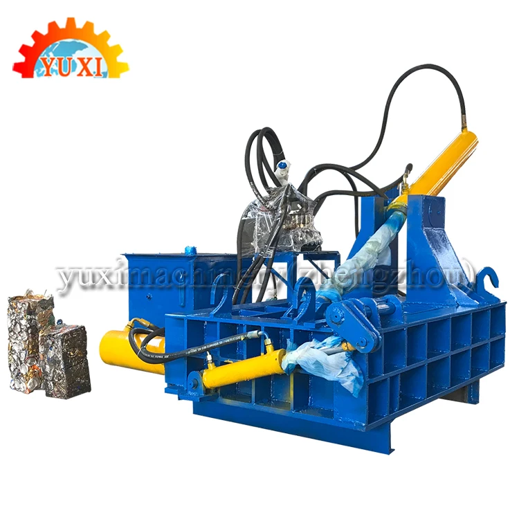 
factory price horizontal used scrap metal baling press scrap metal compactor press machine 