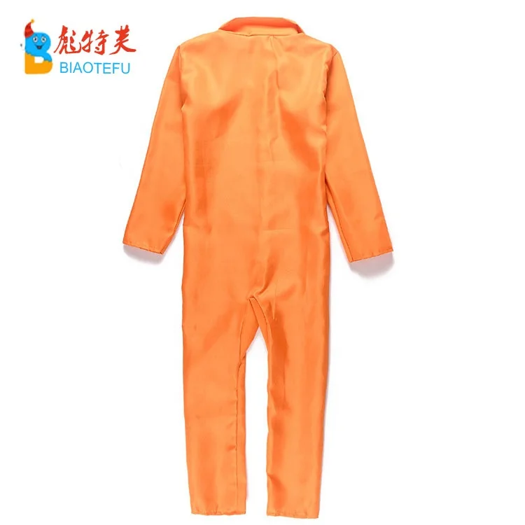 halloween adult man orange prison jumpsuit costumes