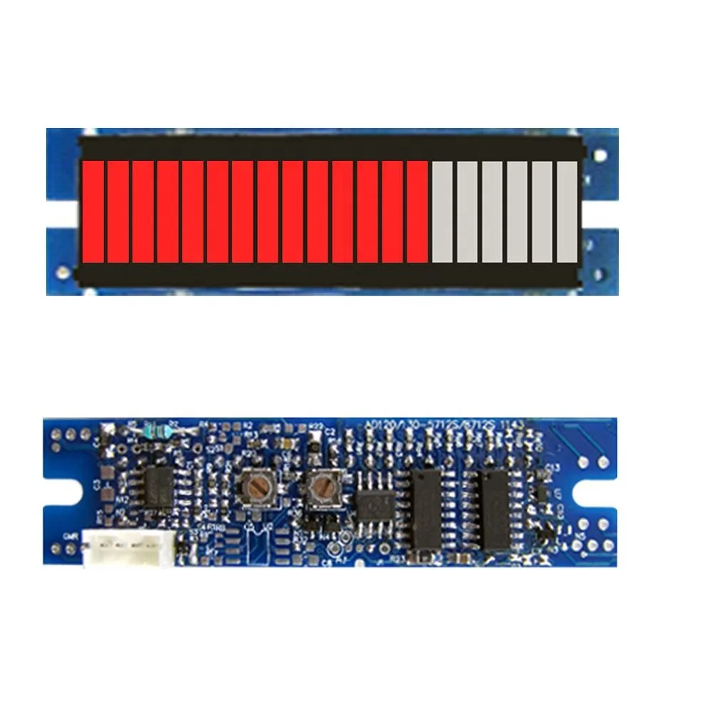 Taidacent LED Bar Graph Voltmeter Measure Various Energy Analog Signals Active LED Meter Column Display 20 segment LED Bar Graph