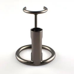 High Quality Chrome Matte Black Shaving Razor and Brush Stand Safety Razor Stand