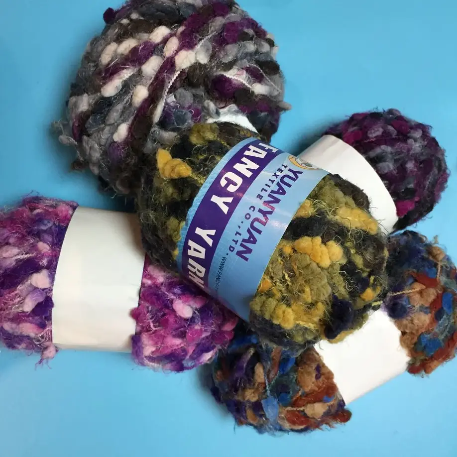 hot sales  polyamide nylon  nylon feather  yarn for hand knitting