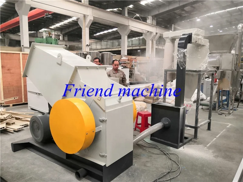 PVC pipe and profile crusher