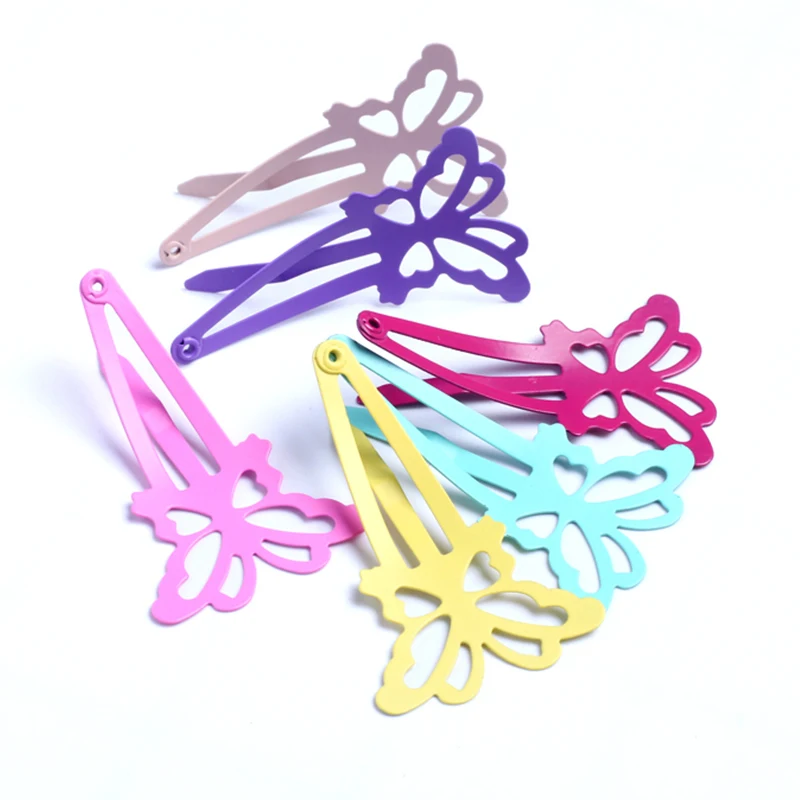 Оптовая продажа, металлические заколки для волос 4 см, мини-заколки для волос для детей, аксессуары для волос, смешанные стили, матовые заколки для волос, Детские аксессуары