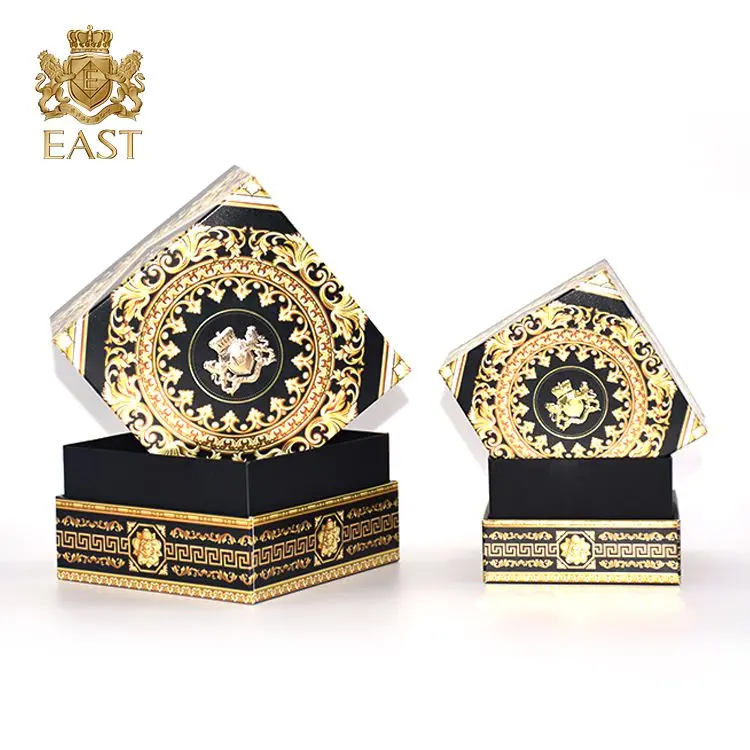 Eastbox Custom Lid And Tray Cardboard Box Customized Logo Perfume Paper  Packaging Box With Insert