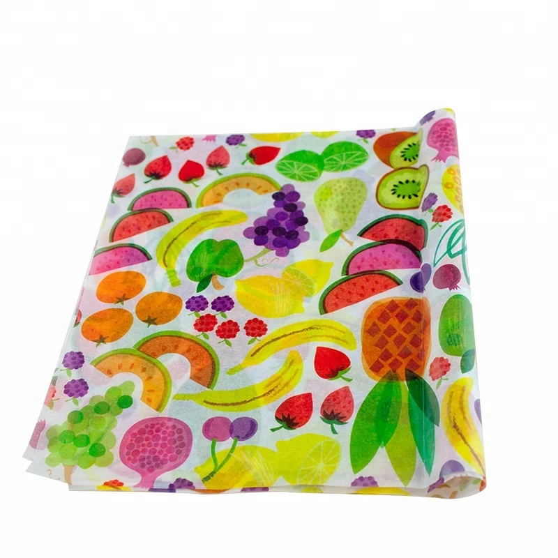 
FSC Wholesale Colorful Tissue Paper Custom Logo Printed Wrapping Paper for Clothes 