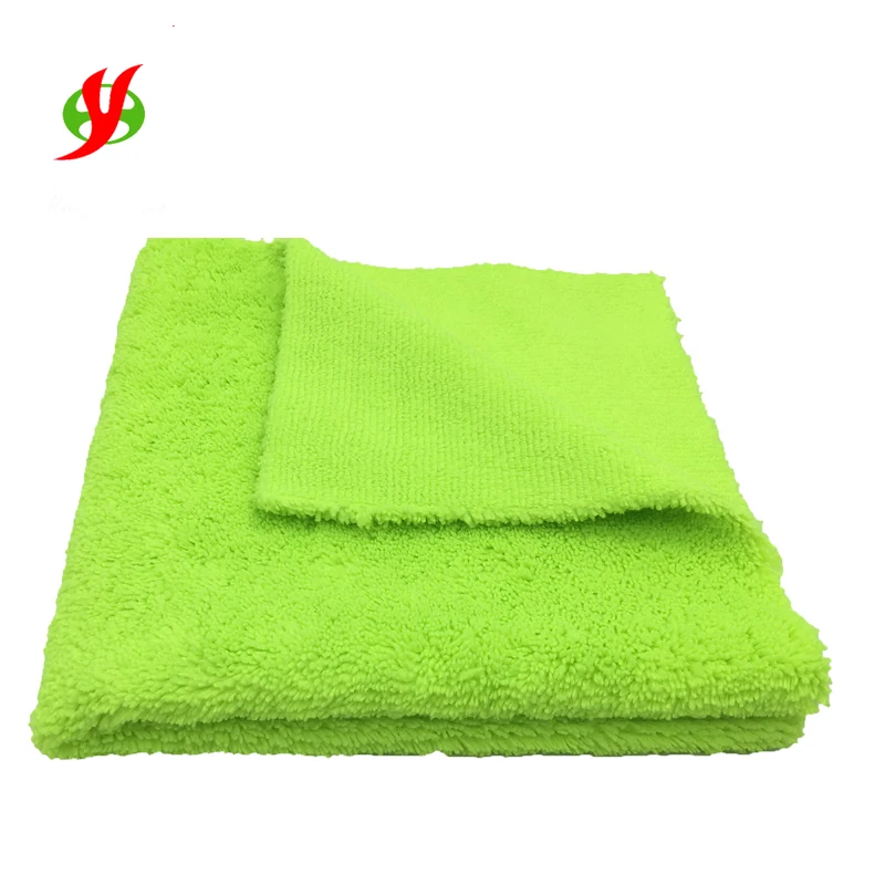 Attractive long and short terry microfiber towel
