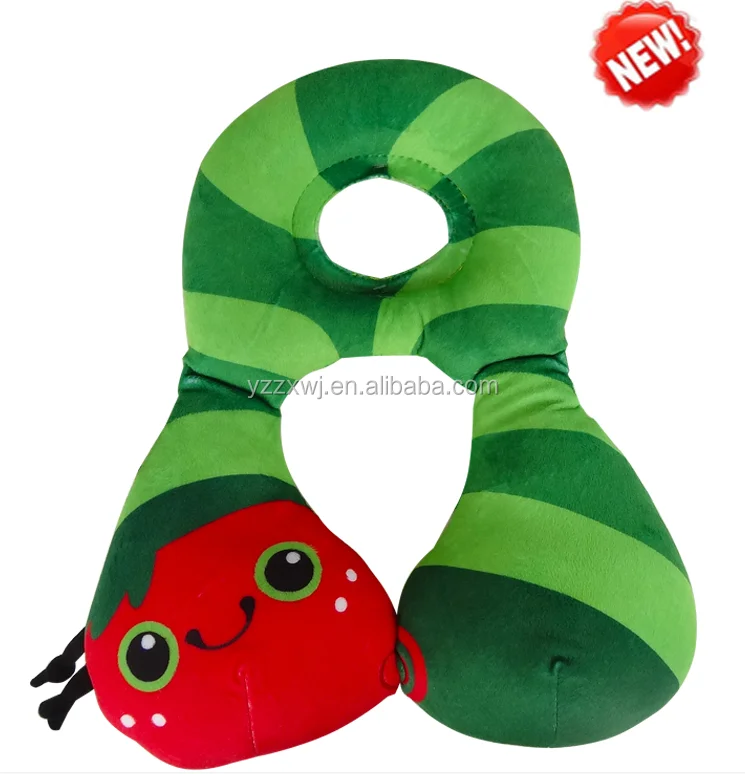
Free Sample Wholesale Factory baby kid children neck support pillow cushion soft plush animal shape funny neck support pillow 