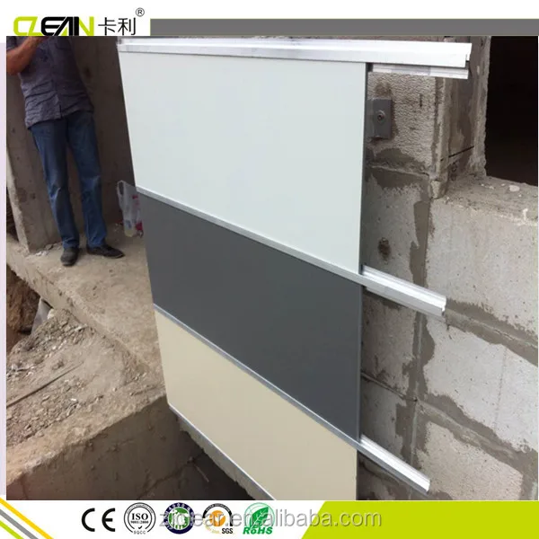 UV painted high density fiber cement decorative wall cladding sheet