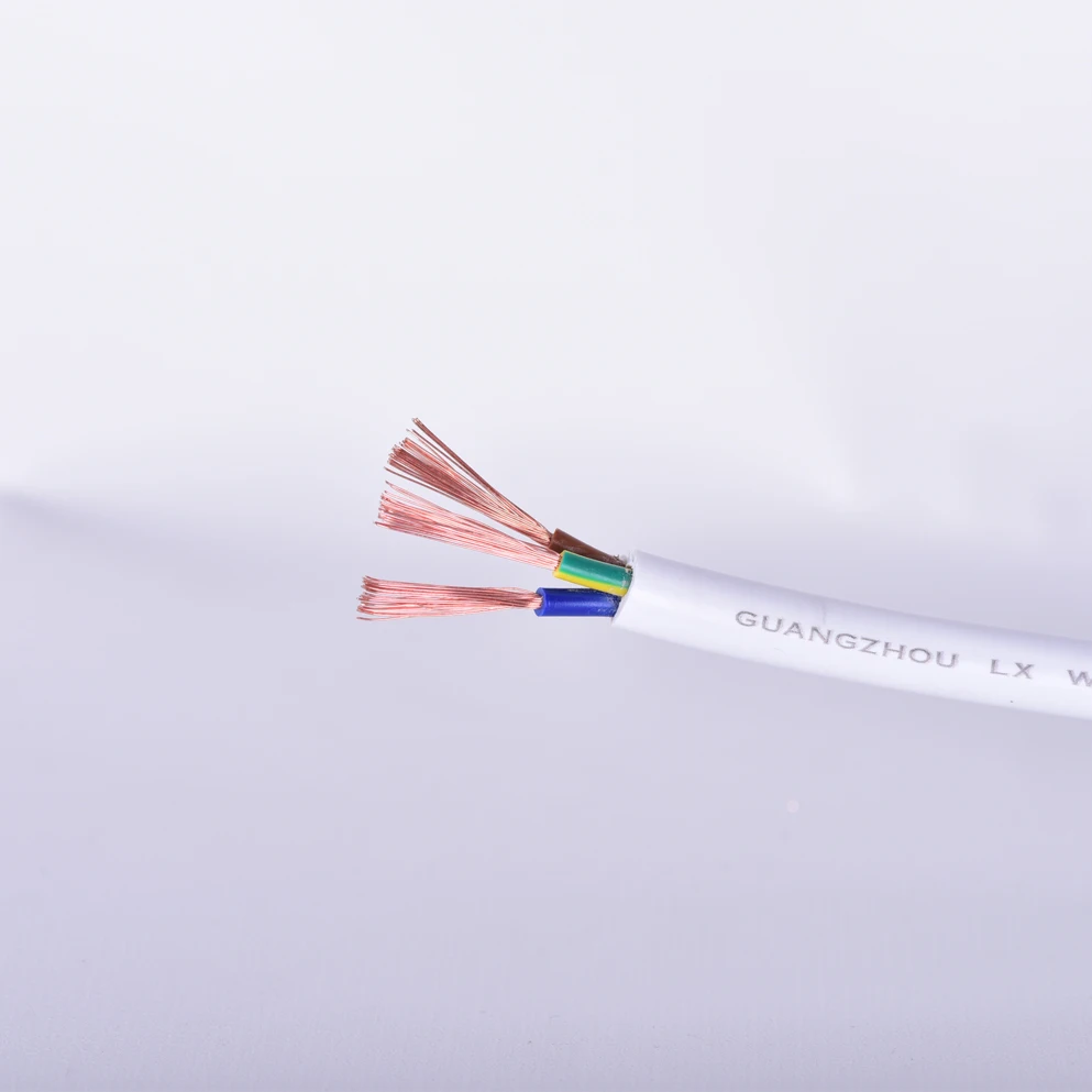 Flexible  3 x 2.5mm  Copper Conductor core Electrical Electric PVC Household Cable Wire For Home Appliance   H05VV-F