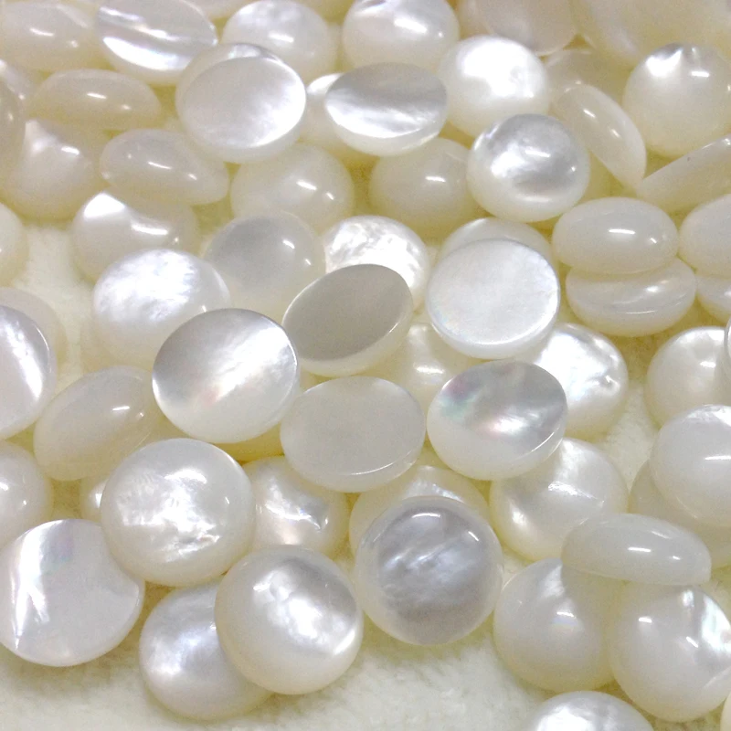 Mother of pearl shell beads for jewelry setting cheap price loose stone beads