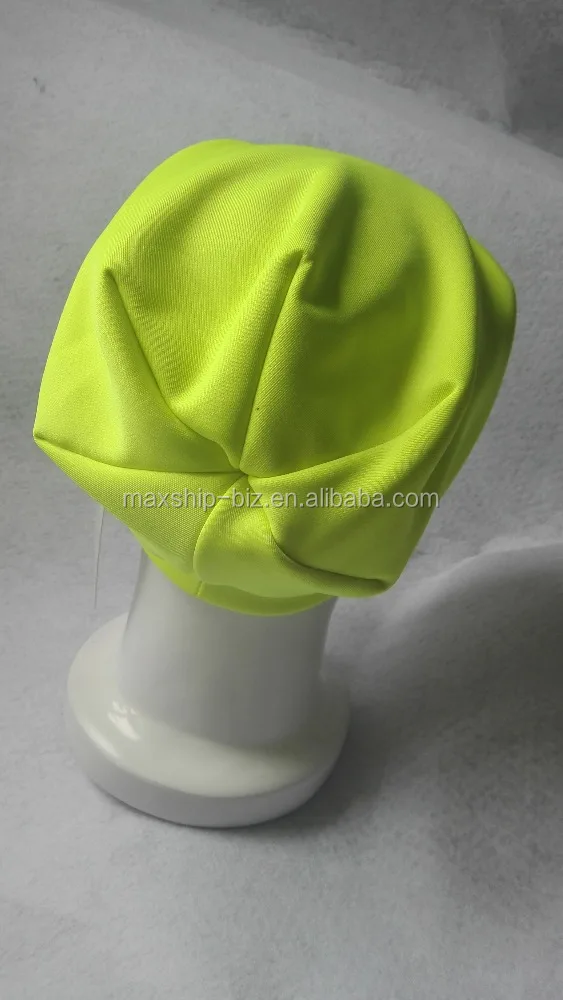 neon polyester unisex slouch beanie hat