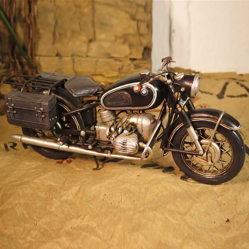 R60-2 GENDARMERIE W/ SIDECAR 1960 Металлическая Модель Масштаб 1:8