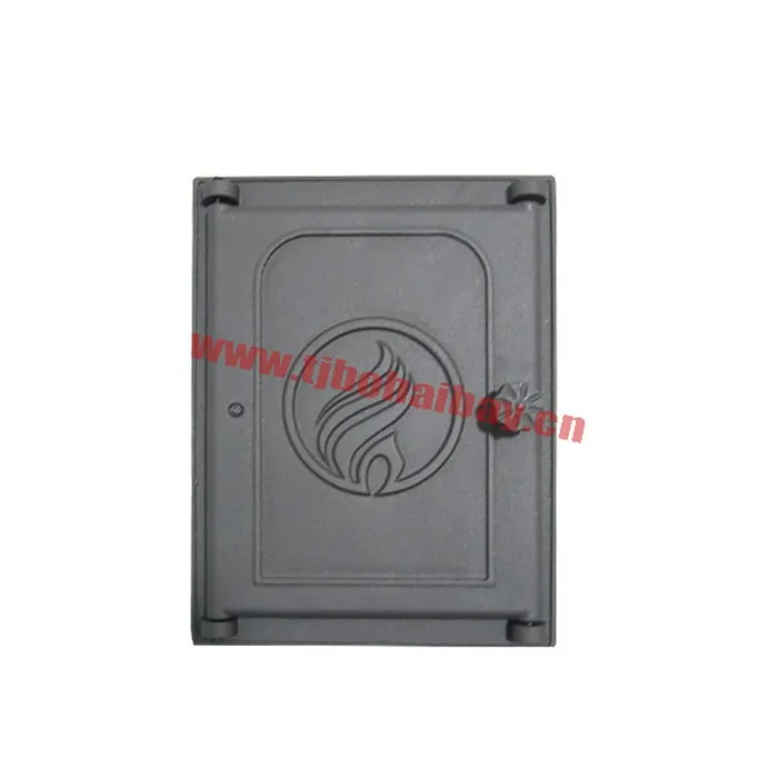 
Economic and practical cast iron wood stove door 