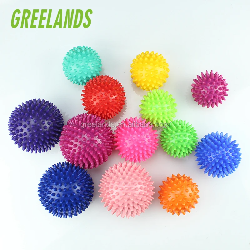 
Spikes Therapeutic Massage Balls Set for Muscles Plantar Fasciitis , Back Massager Foot Reflexology Myofascial Release Ball 