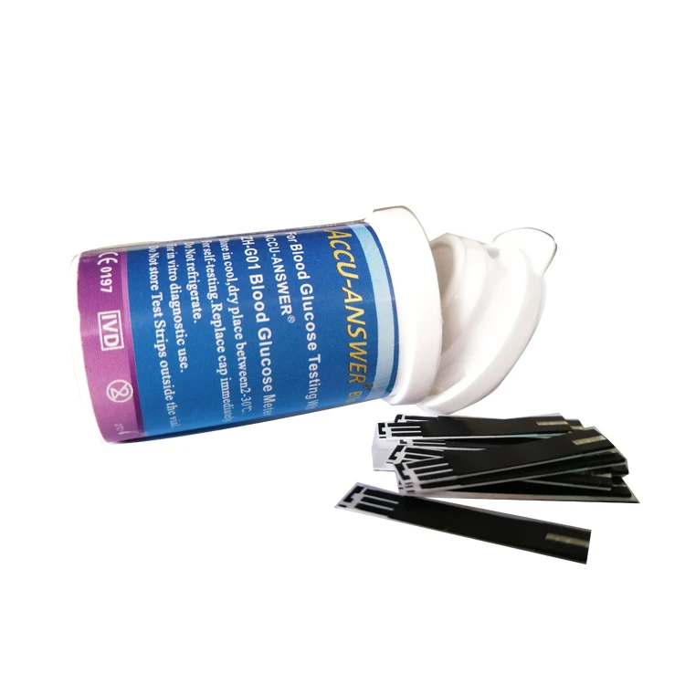 Diabetic test strips suppliers Accu Answer blood glucose test strips