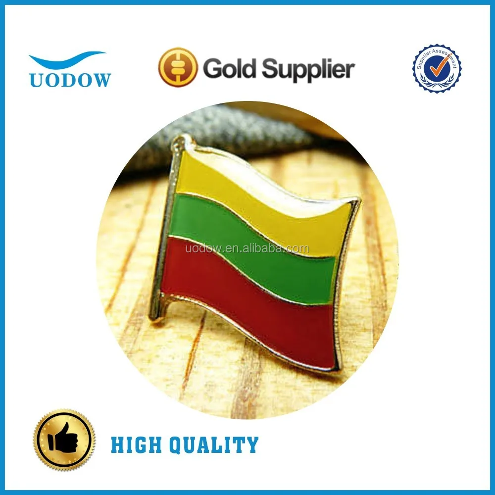 Italian flag lapel pin Country Flag gold plating Enamel Pins