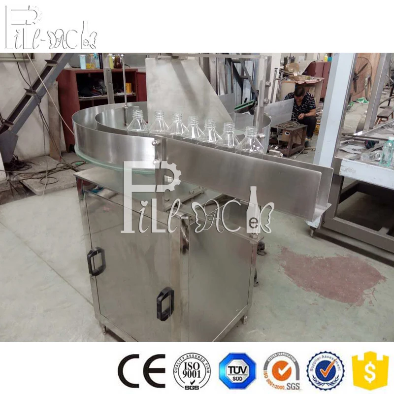 
Turn rotary bottle collector receiving accumulator table / machine / equipment / line / plant / system 