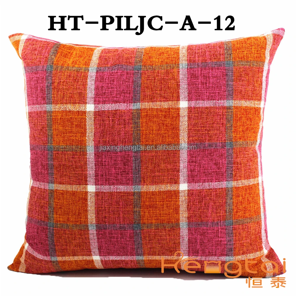 Custom Wholesale Decorative Cushion Cover Linen Cotton Throw Pillow Case