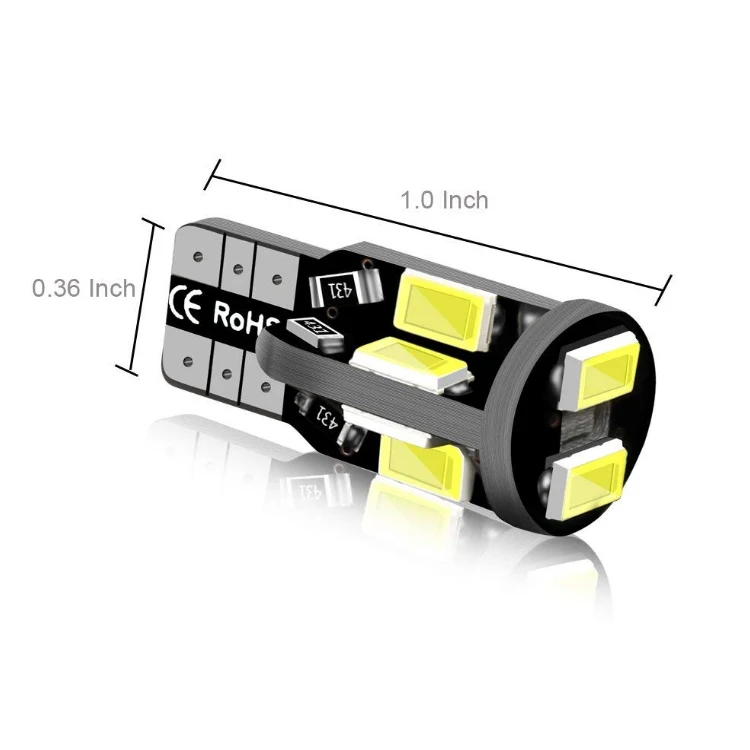 Car Interior Accessories 5730 10Smd Led Lights Bright T10 Canbus