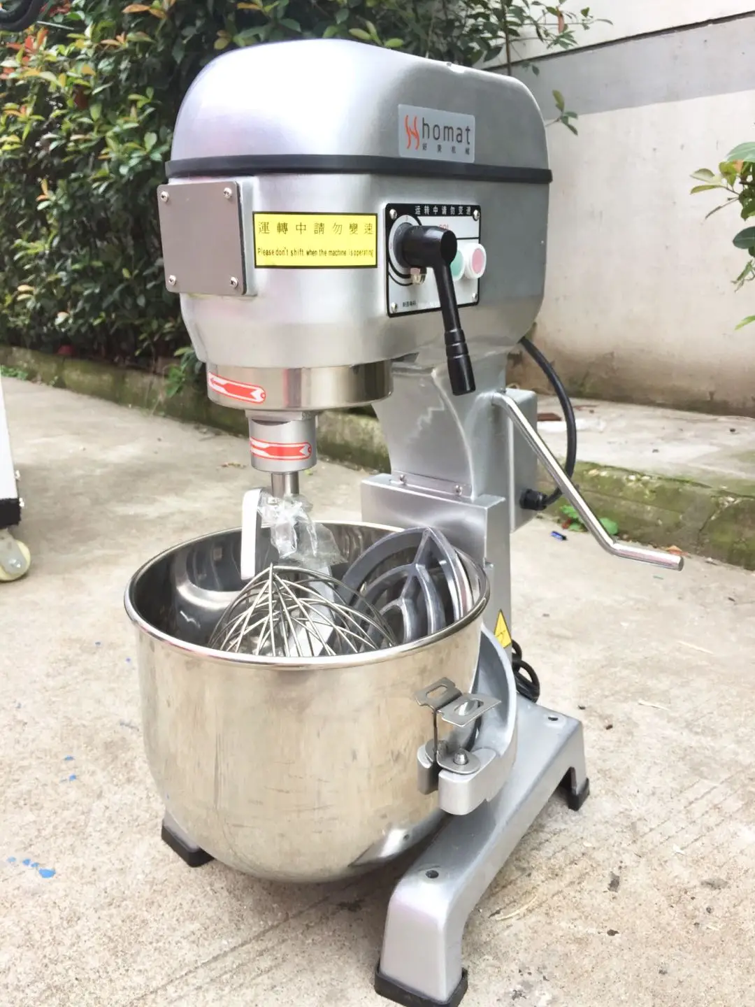 Planetary Cake Dough Mixer Machine / Egg Stand Mixer Dough Kneader For Swiss Roll Cake