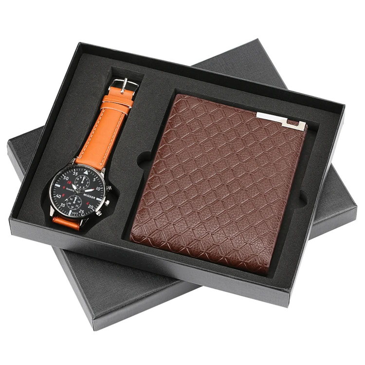 luxury wallet rigid paper packaging  men gift box