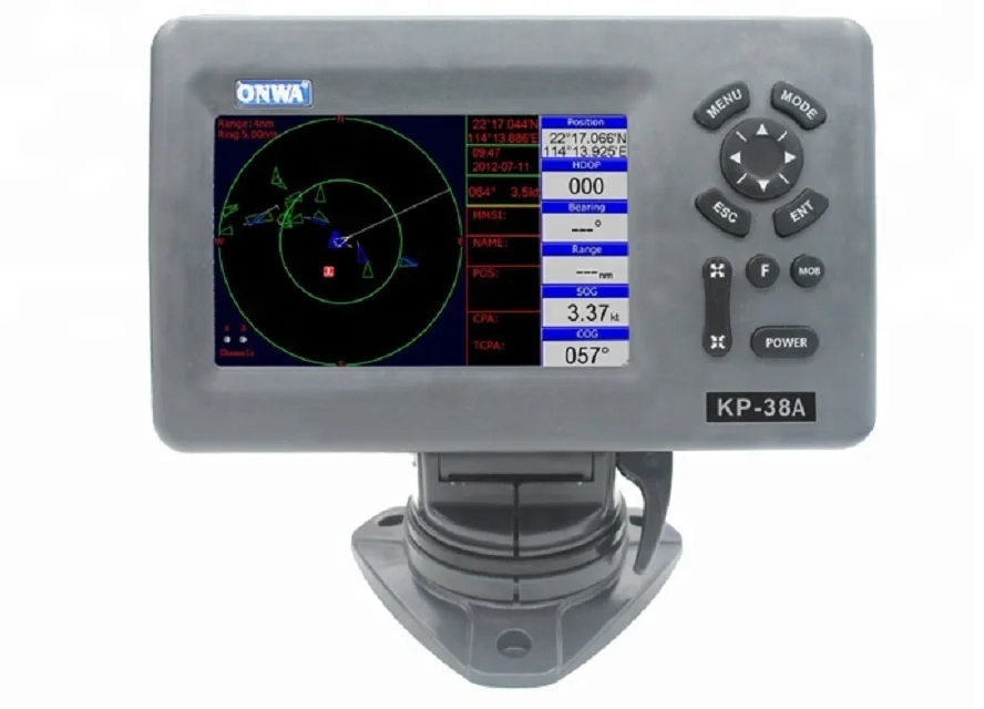 KP-38A (New!)  5-inch GPS Chart Plotter with Class B AIS Transponder