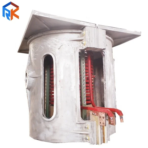 0.35T medium frequency induction furnace oven for melt aluminum