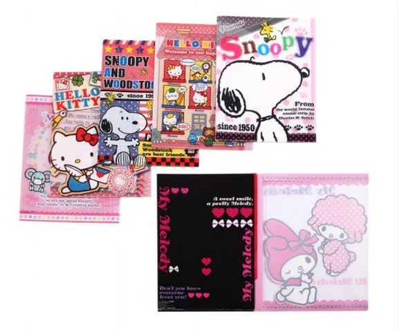 
cartoon plastic file folder cover 