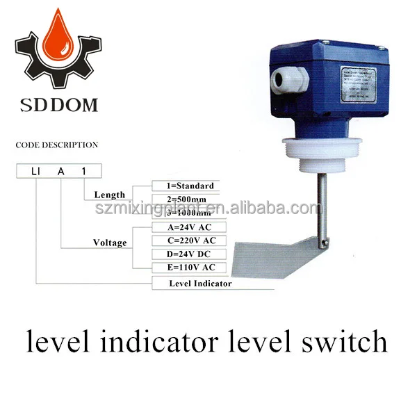 High sensitive cement silo level measurement instruments Rotary Paddle Level Switch