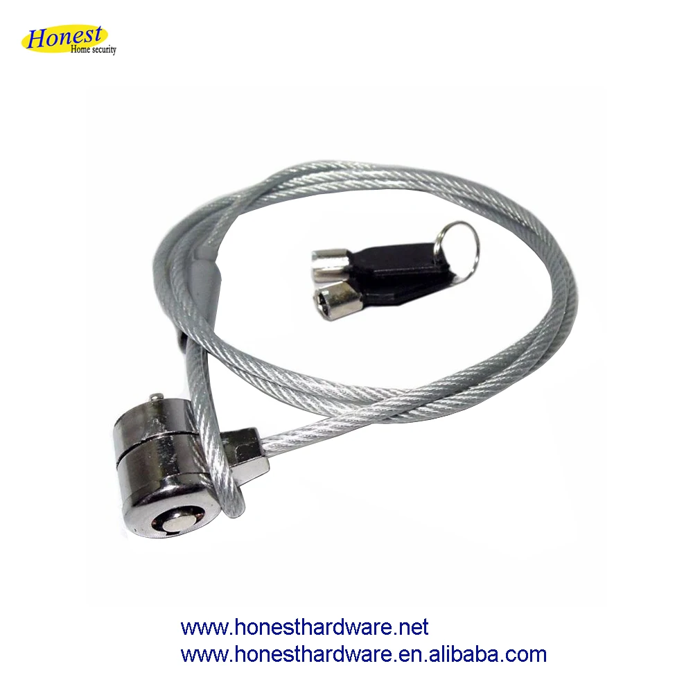 Factory price laptop Cable Lock With Key Laptop Lock