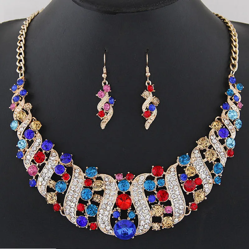 Factory wholesale top selling jewelry set gold plated