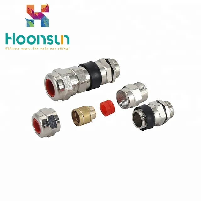 IP66  metal   armoured metric explosion-proof cable gland