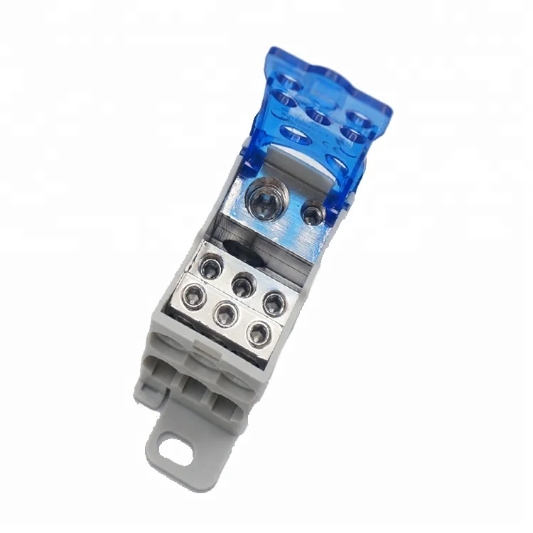 Однополярная распределительная коробка серии UKK на Din-рейку, распределительный блок питания, LW UKK-125