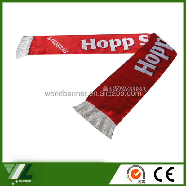 Football custom fan scarf custom football team fans scarves