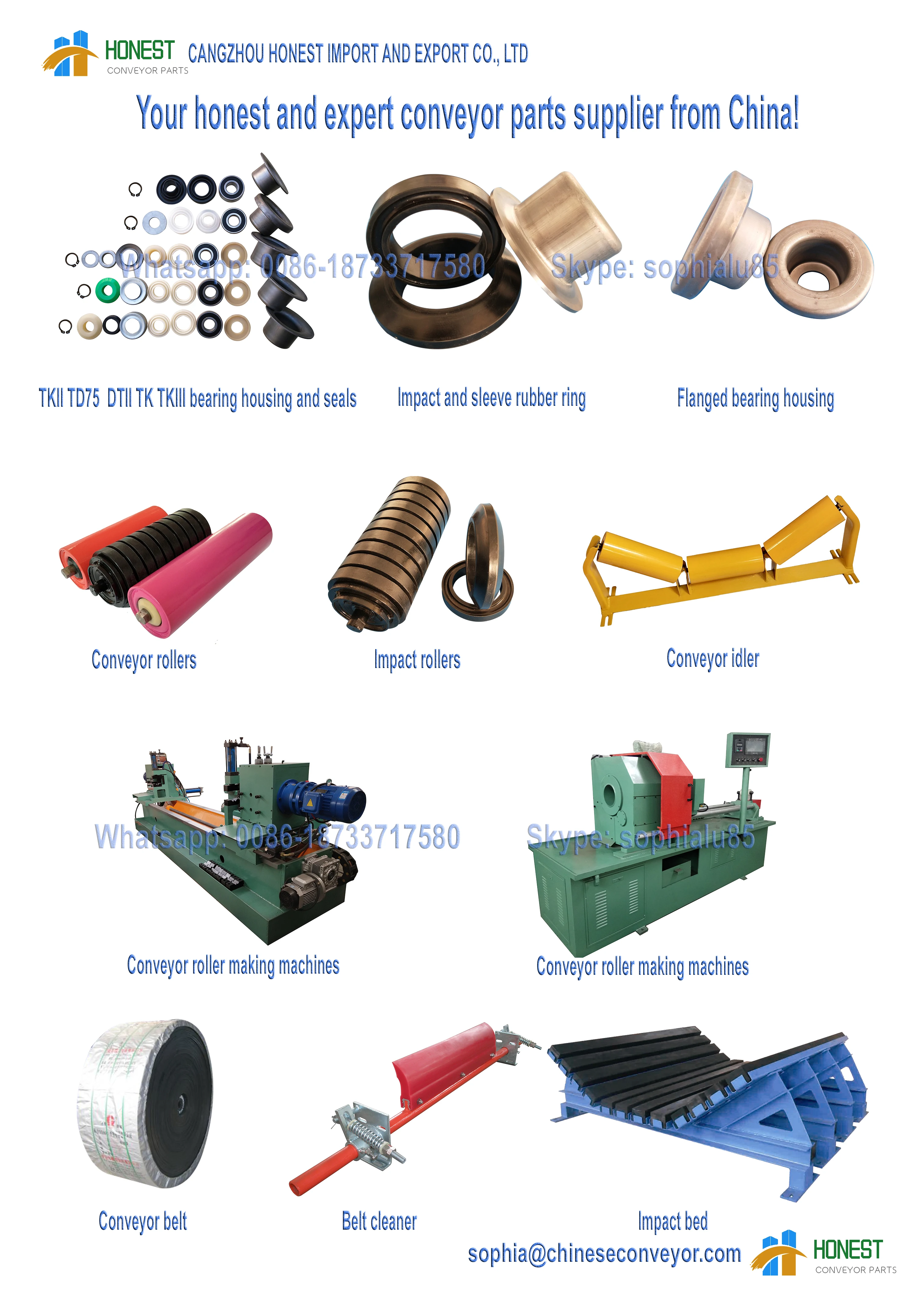 89-6204 flanged bearing housing for conveyor idler roller