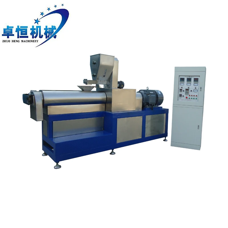 Extruded cereal and cornflakes making machinery/cornflex extruder