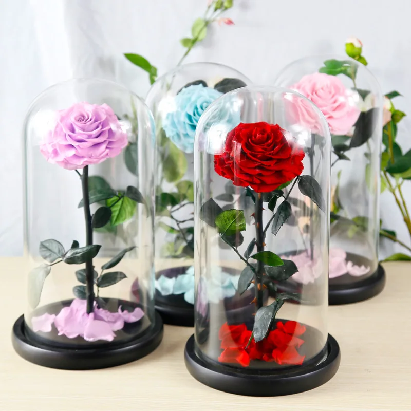 eco friendly mothers day gifts preserved flower rose  artificial flower gift wholesale