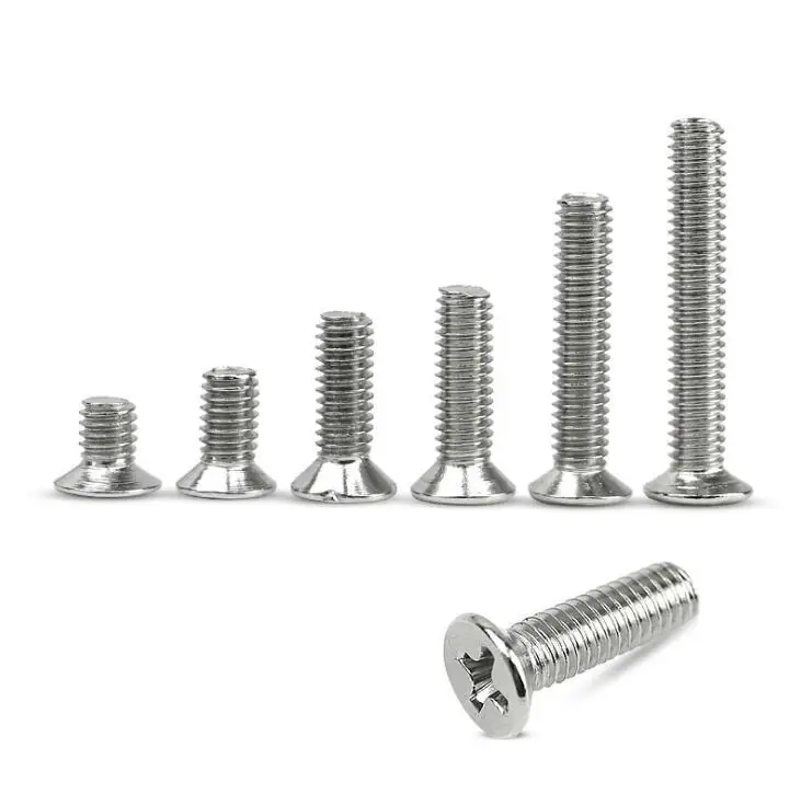 GB819/KM countersunk head machine teeth screw round head cross countersunk head screw plate mechanical screw