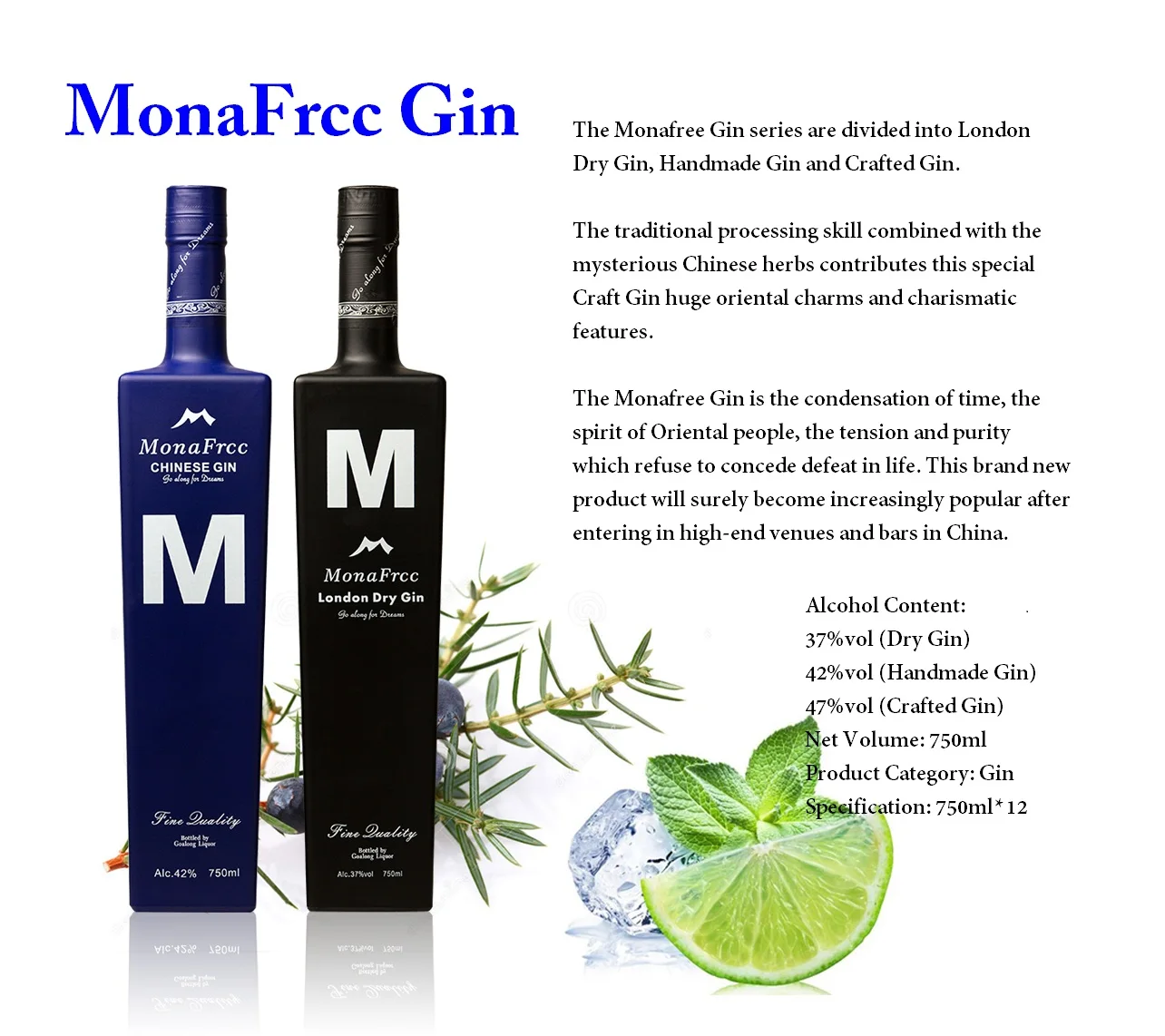 Provide premium Gin liquor  with private service,cheap price,high quality for sale