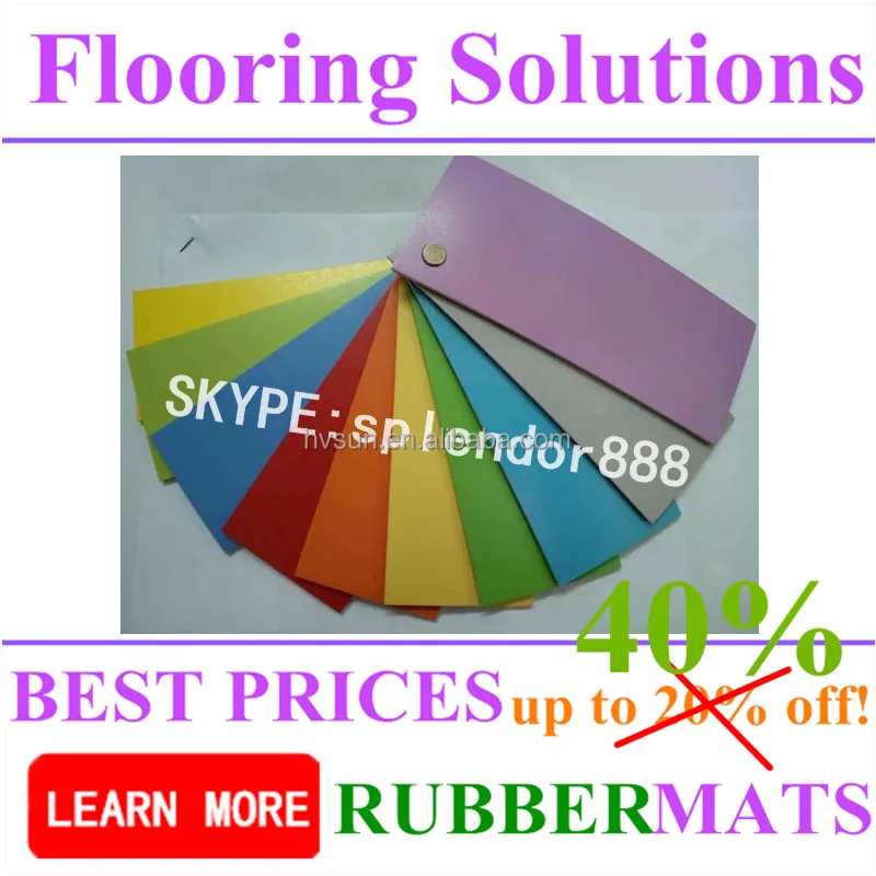 PVC Sports Flooring for Basketball, Volleyball, Badminton Courts