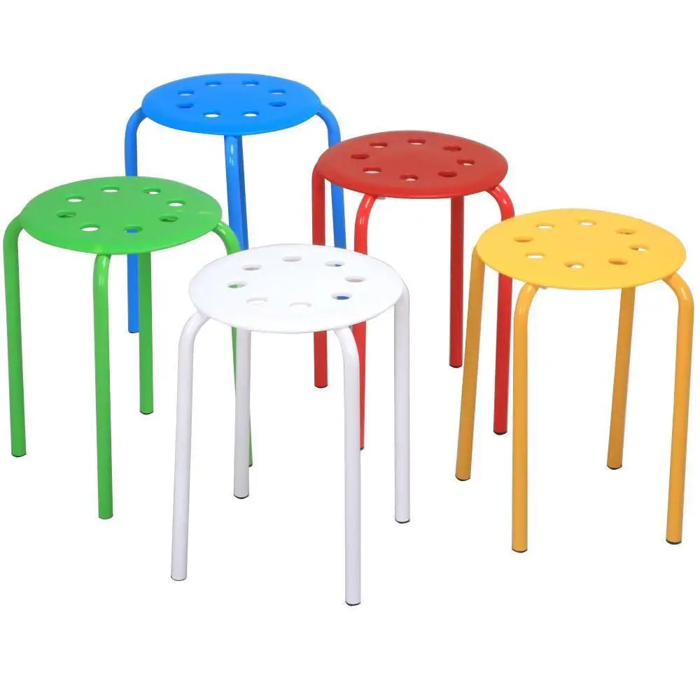 cheap school classsroom chairs plastic stool asoorted colors stool stack