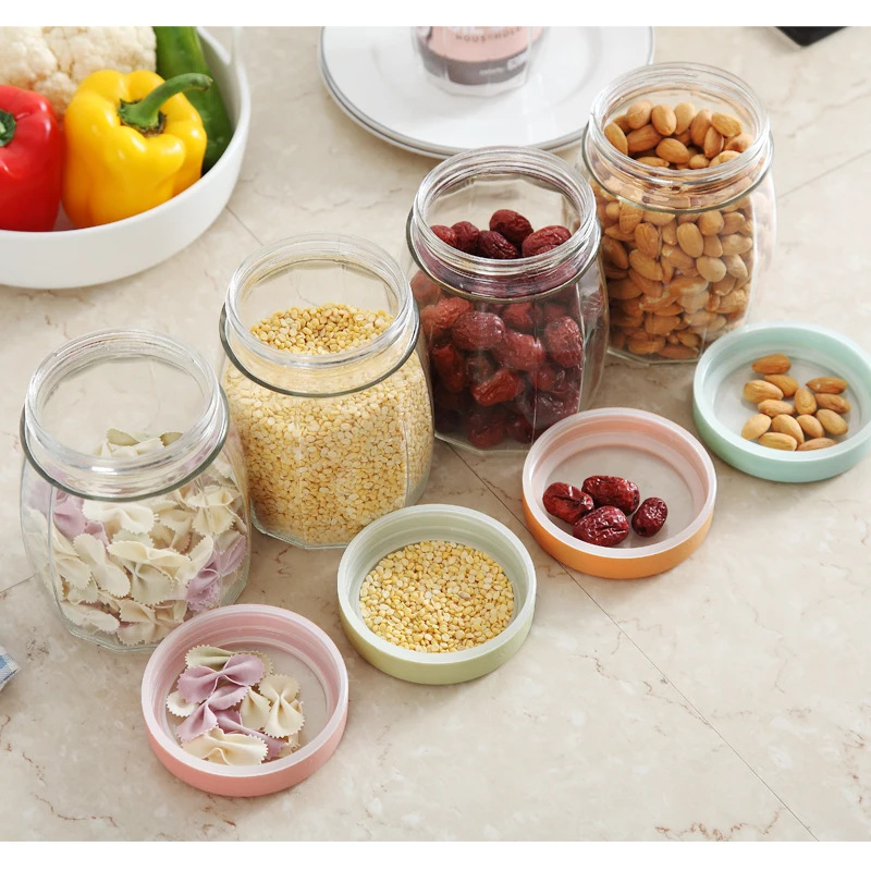 Контейнер для хранения пищевых продуктов с пластиковой винтовой крышкой 720