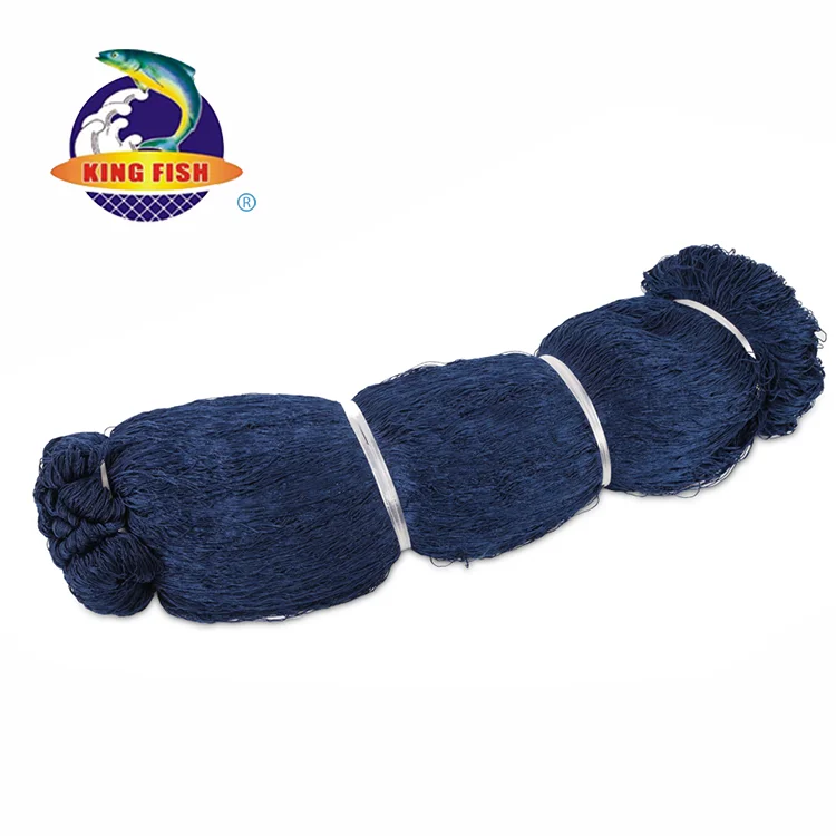 10m-500m Length china softness double selvage webbing cargo white company nylon multifilament knotted fishing net for small fish