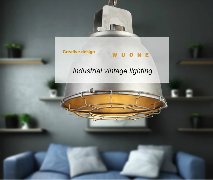 
Industrial Cage Lighting Retro Decorative Home Pendant light Vintage Chandelier for restaurants 