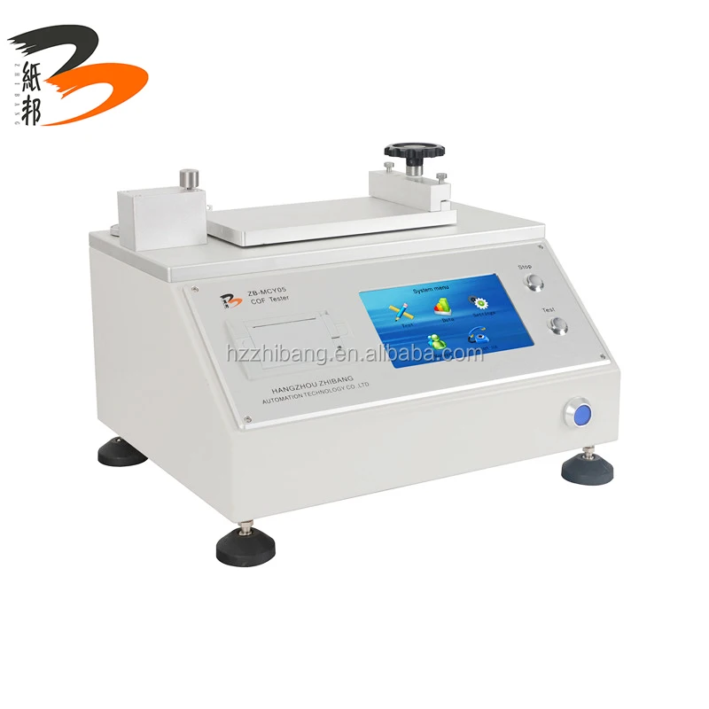 
static and kinetic friction coefficient tester of plastic film 