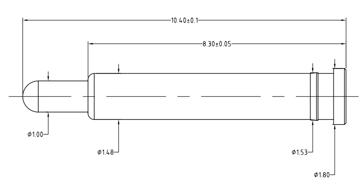 5A high current smt type male female pogo pin spring contact